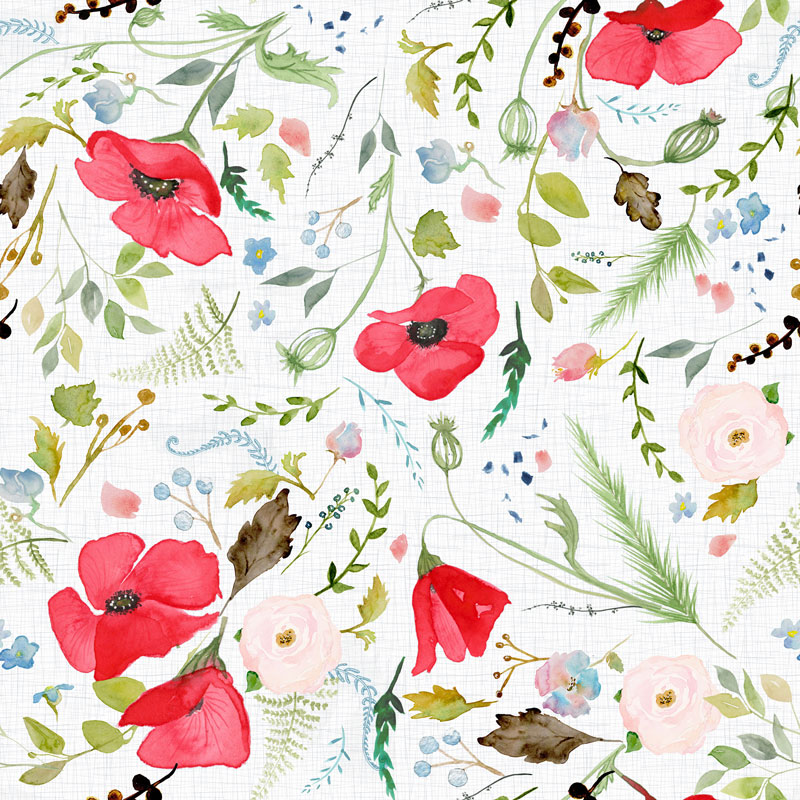 Poppies-Textile-Design